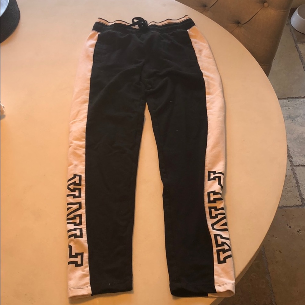 Pink sweatpants